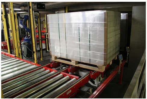 Innovativer Eckumsetzer für Palettentransport